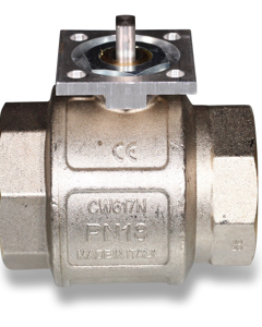 Ball valve 2 1/2", pneumatic, w/o drive K90-2 1/2"